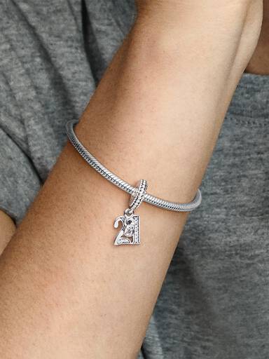 Charm pendente 21° compleanno