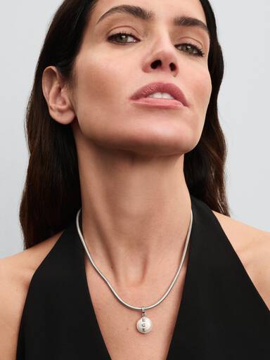 Charm Pendente Mamma con Perla Barocca d’Acqua Dolce Coltivata