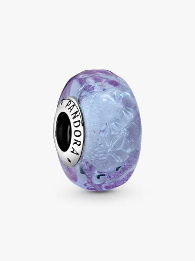 Charm Vetro di Murano Lavanda