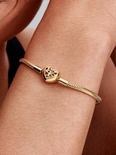 Bracciale con Chiusura a Cuore Albero della Famiglia