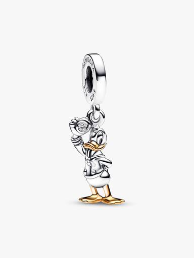 Disney, 100° Anniversario, Pendente Paperino con Diamante Coltivato in Laboratorio 0.009 ct tw