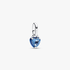 Charm Mini Pendente Blue Chakra Heart Pandora ME Charm Mini Pendente Blue Chakra Heart Pandora ME