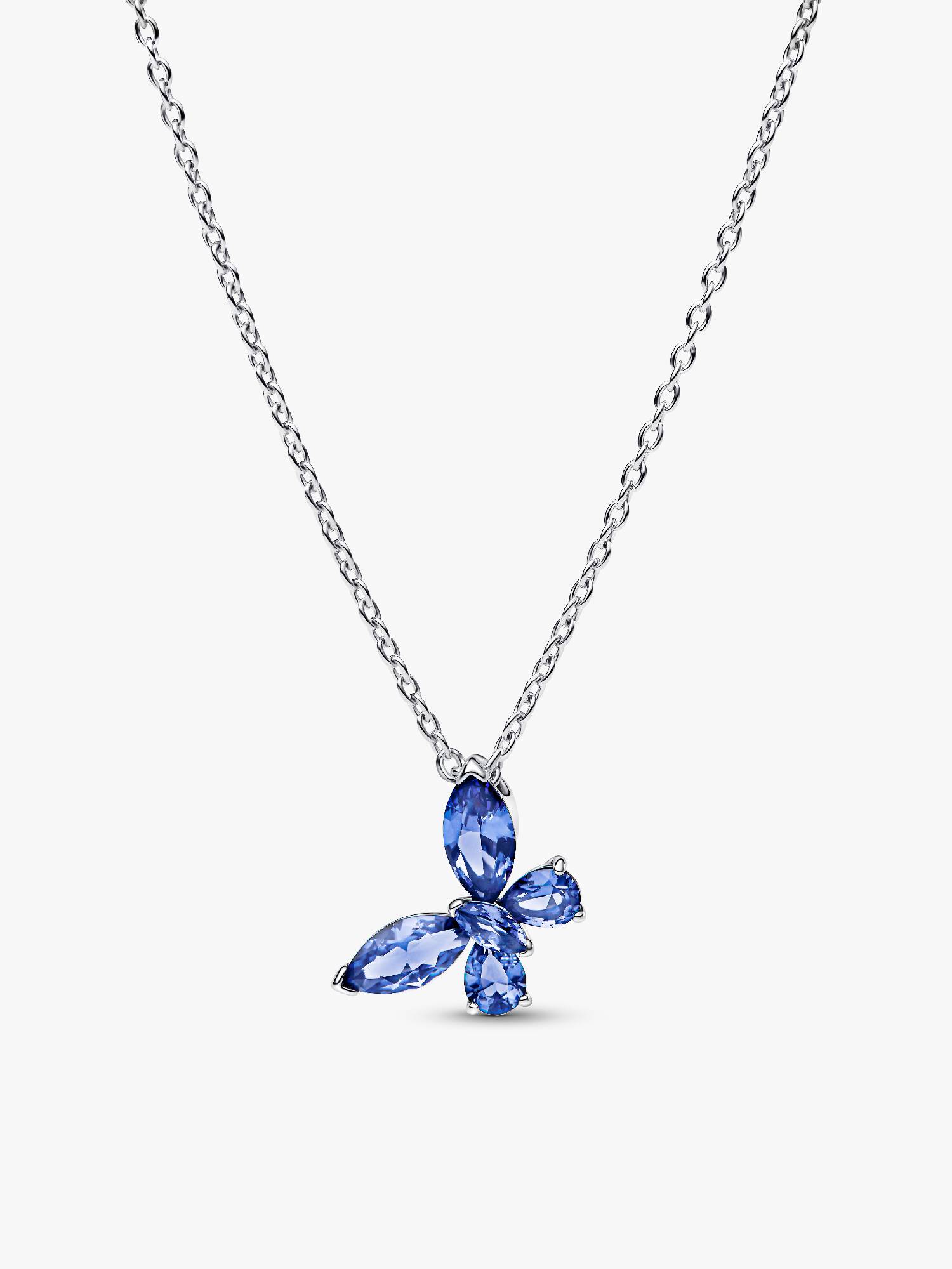 Collana Farfalla Luminosa Blu