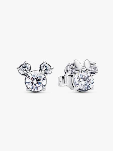 Disney, Orecchini Scintillanti Mickey Mouse e Minnie Mouse