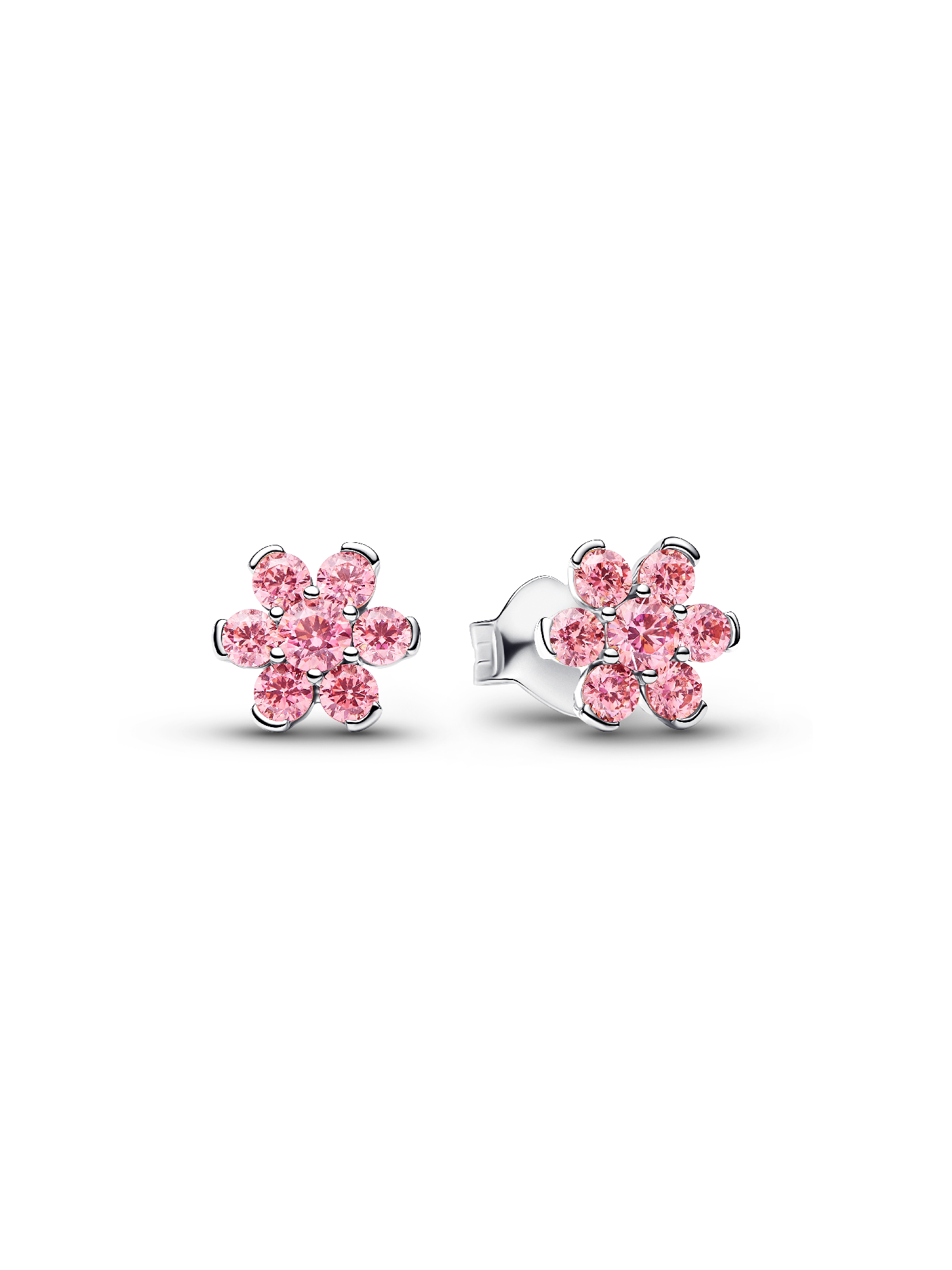 Orecchini Fiore Luminoso Rosa