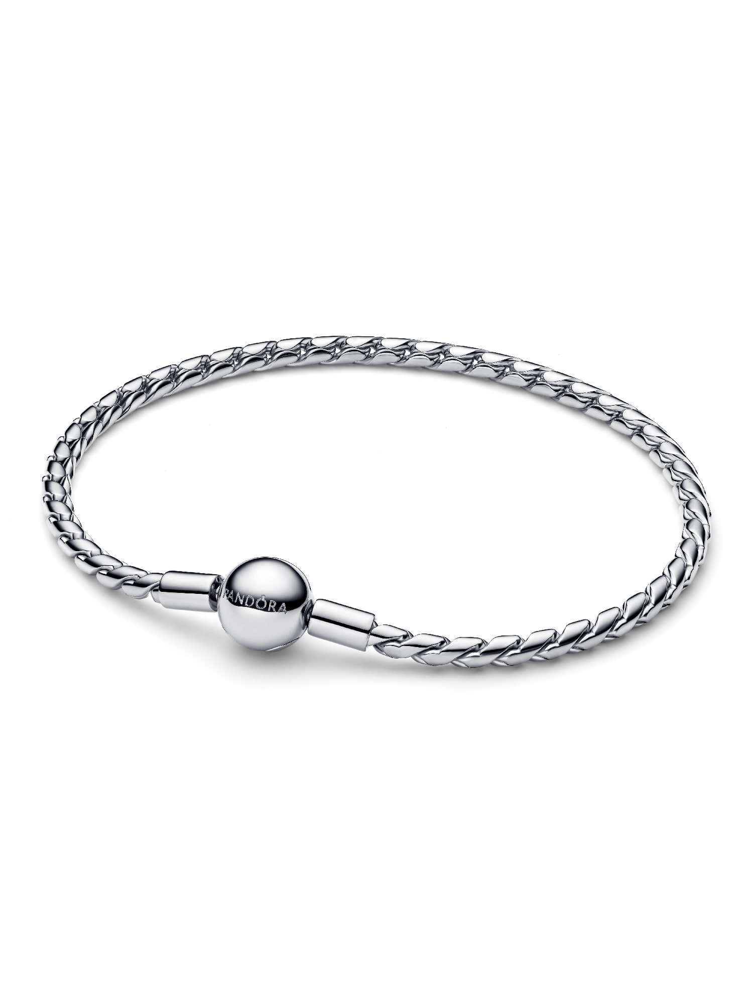 Bracciale Maglia Spiga con Chiusura a Sfera