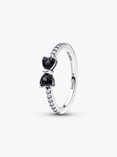 Anello Fiocco Luminoso Nero