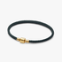 Bracciale in Corda Verde con Chiusura a Barile Bracciale in Corda Verde con Chiusura a Barile