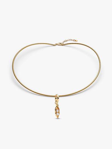 Set Collana e Baccello con Perle Barocca d’Acqua Dolce Coltivata