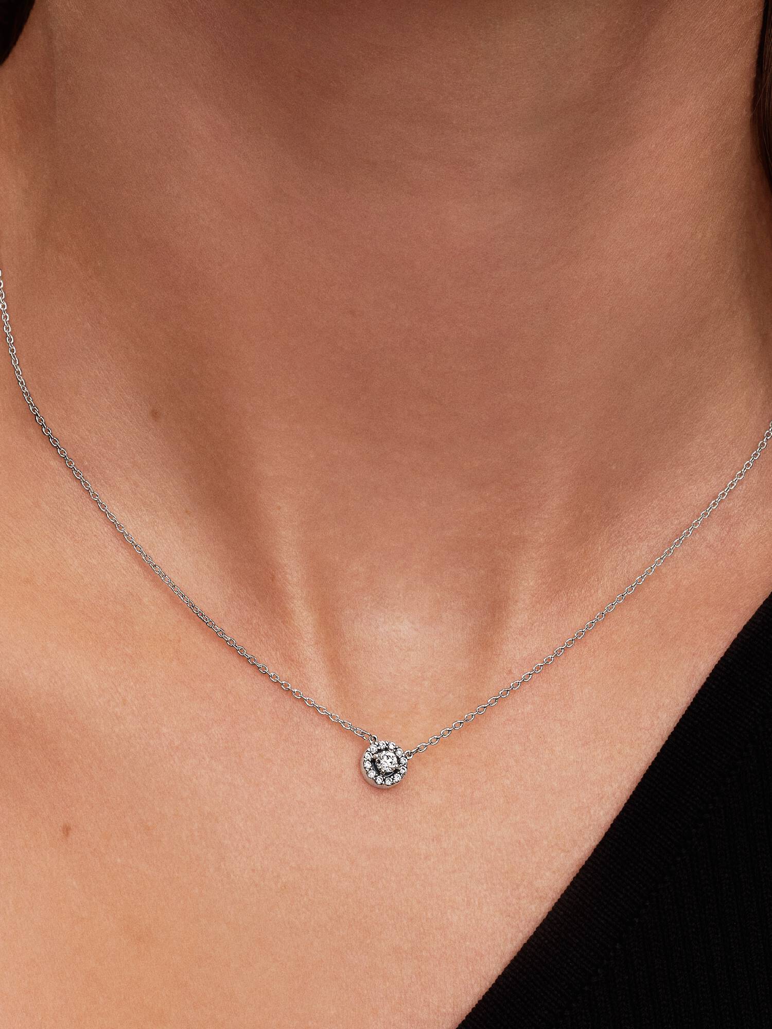 Collana Punto Luce e Pavè