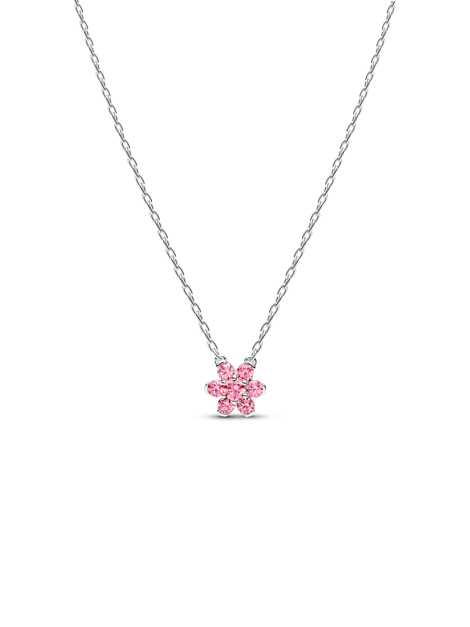 Collana Fiore Luminoso Rosa