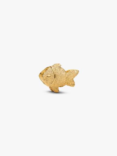 Mini Charm Pesce effetto diamantato