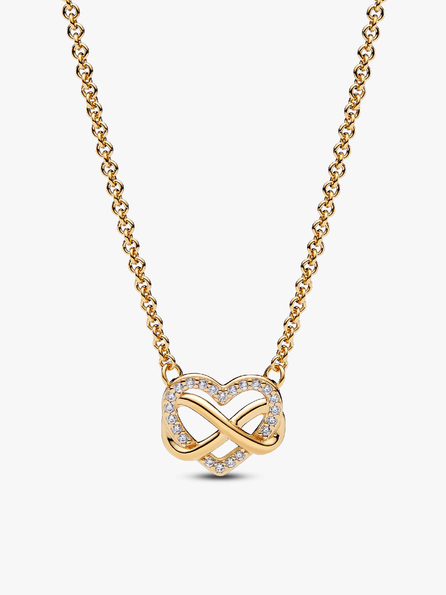 Collana Cuore Infinito Pietre Luminose