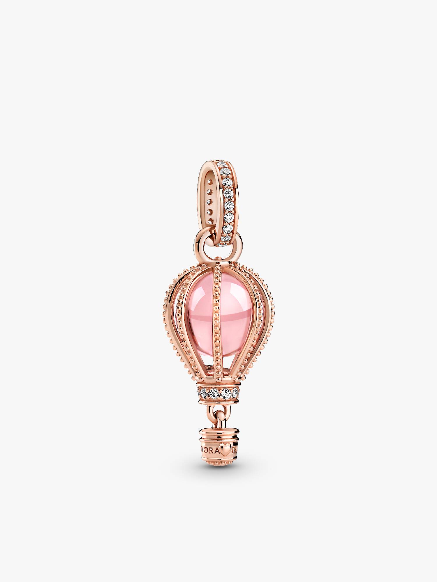 Charm Pendente Mongolfiera Rosa