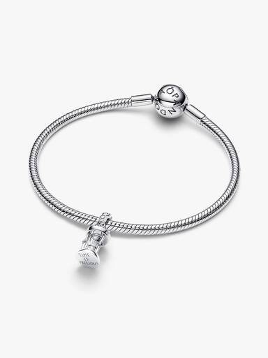 Charm Pendente Clessidra "Time is Precious"