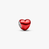 Mini Charm Cuore effetto metallico rosso Mini Charm Cuore effetto metallico rosso