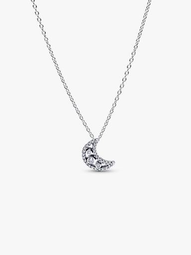 Collana Luna Crescente Luminosa