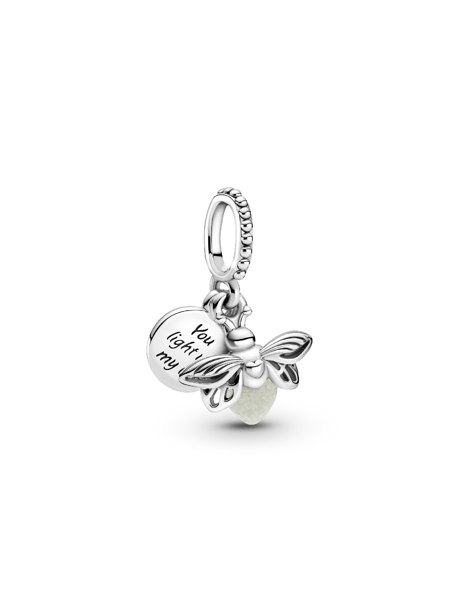 Charm Pendente Lucciola che si Illumina al Buio