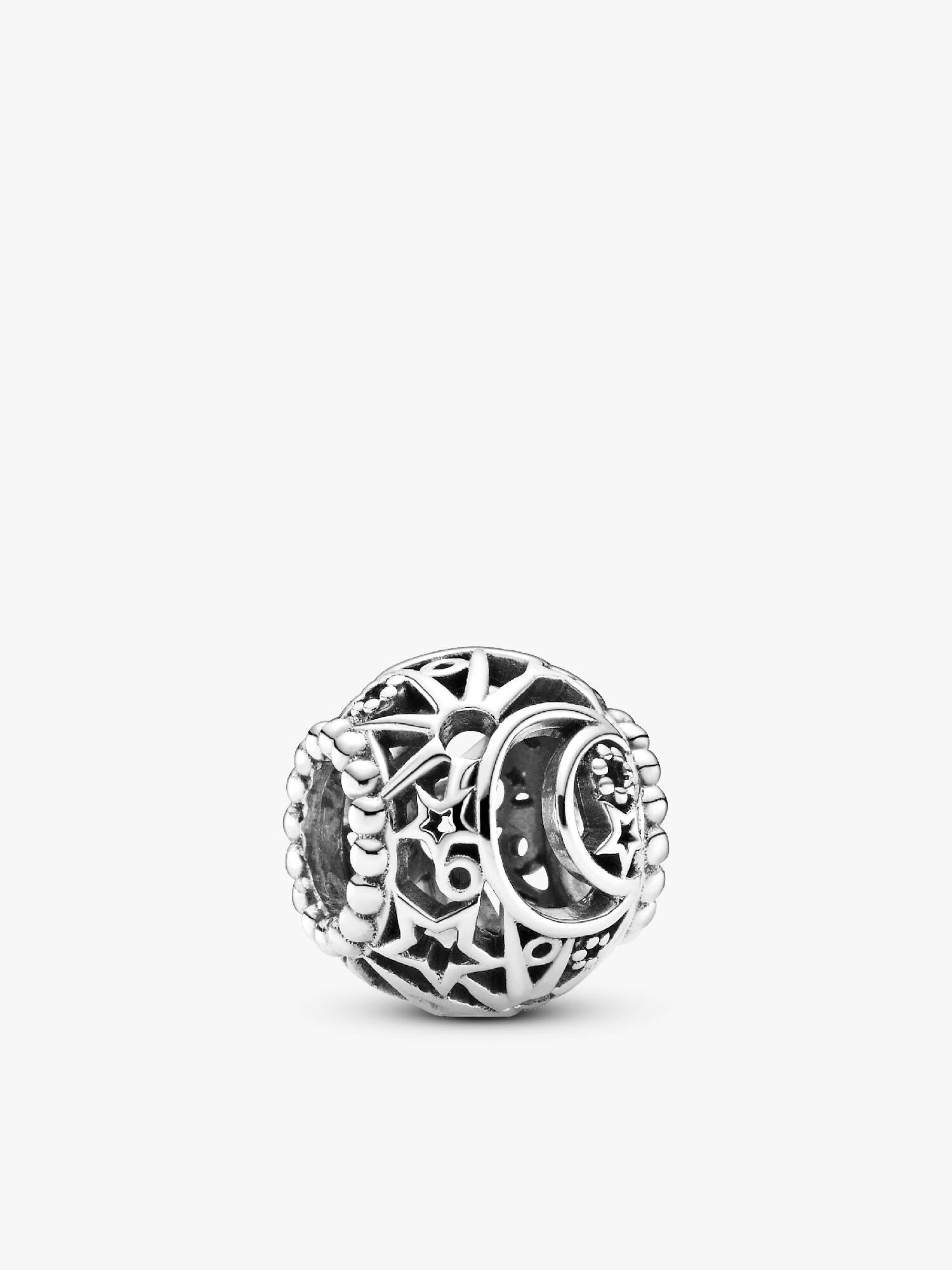 Charm Openwork Sole, Stelle e Luna