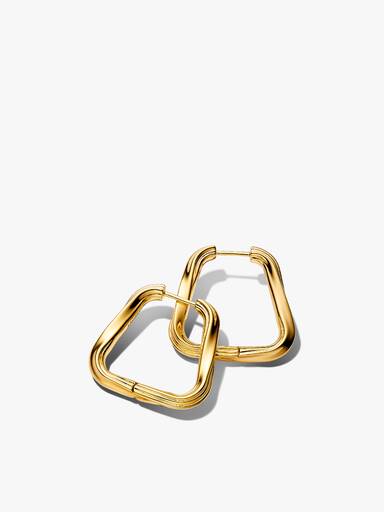 Set Orecchini Squadrati Linea Avvolgente
