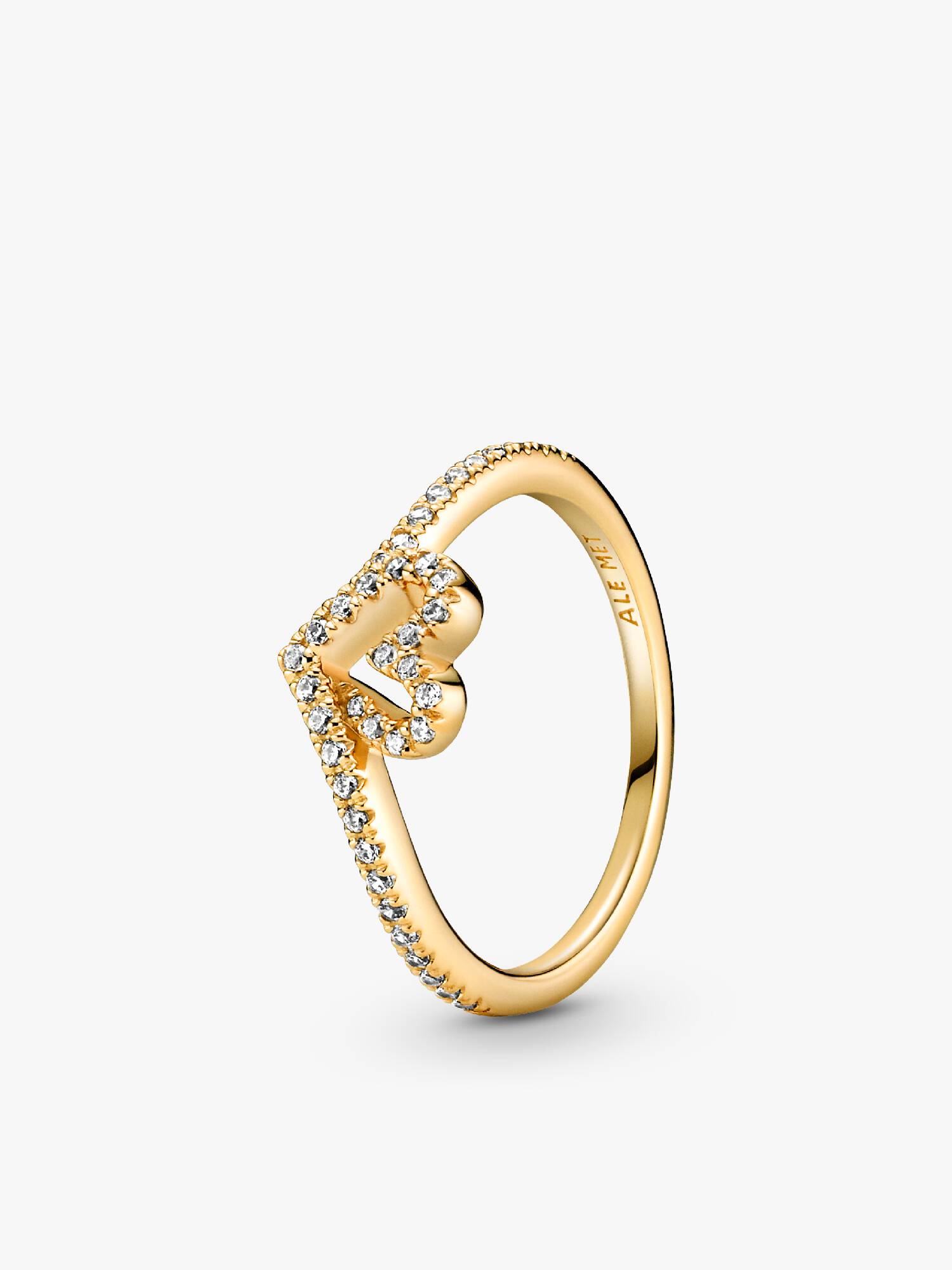 Anello Cuore Desiderio Scintillante