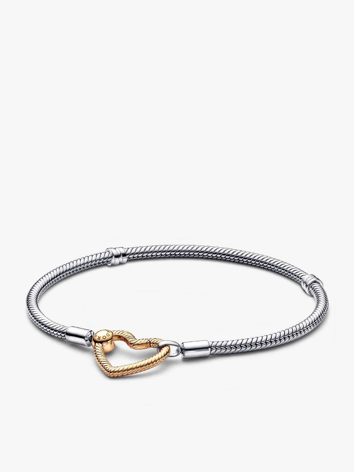 Bracciale Moments con Chiusura a Cuore Componibile