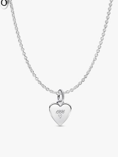 Set Collana e Pendente Cuore da Incidere