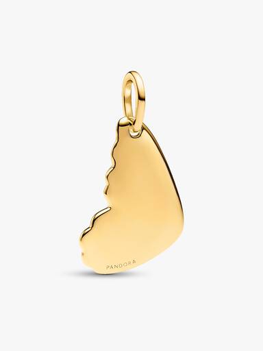 Charm Pendente Ali di Farfalla da incidere