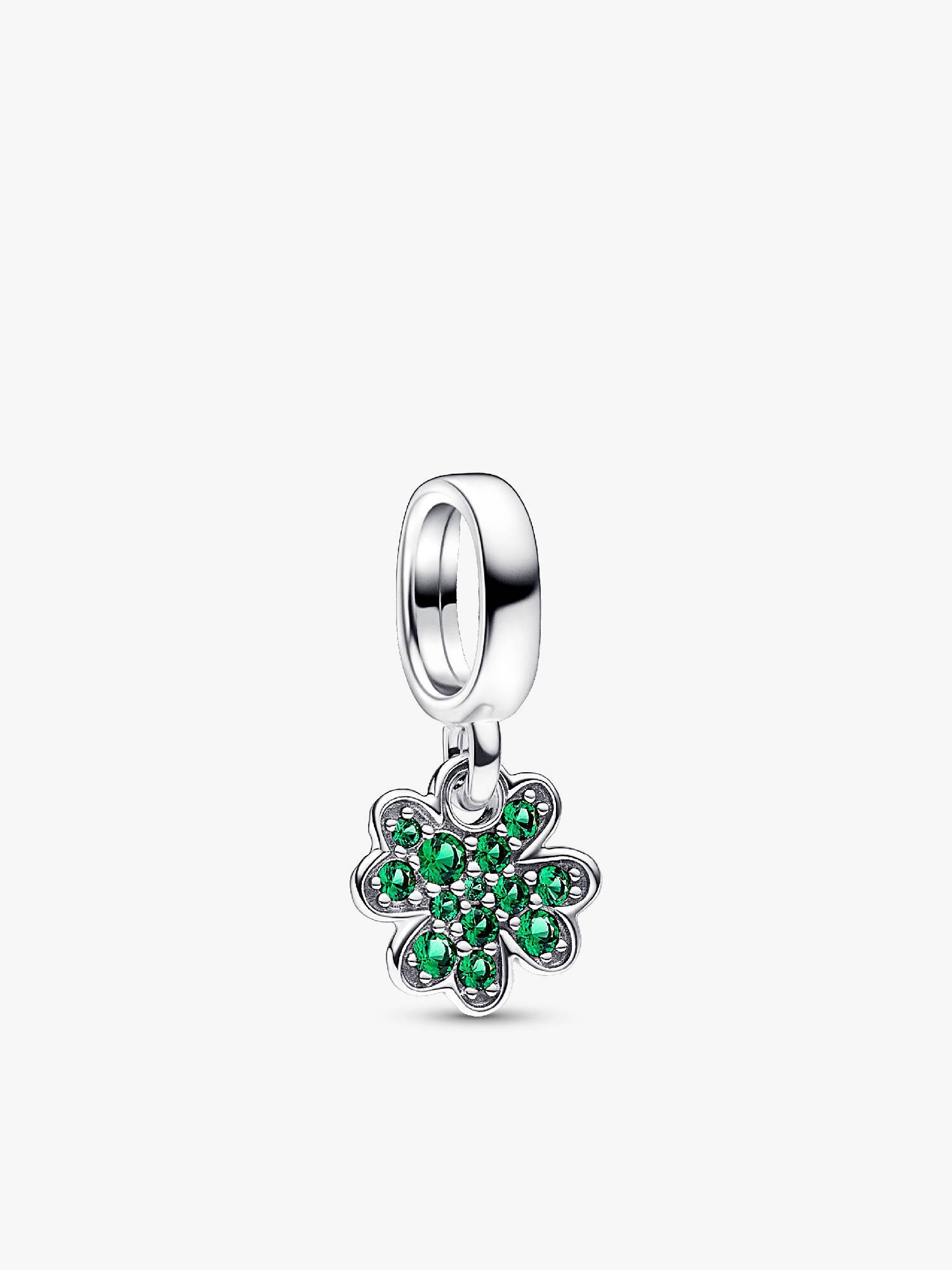 Charm Pendente Quadrifoglio Verde Piccolo