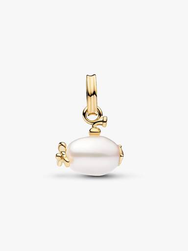 Charm Pendente Sottomarino con Perla Barocca d’Acqua Dolce Coltivata
