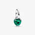 Charm Mini Pendente Green Chakra Heart Pandora ME Charm Mini Pendente Green Chakra Heart Pandora ME