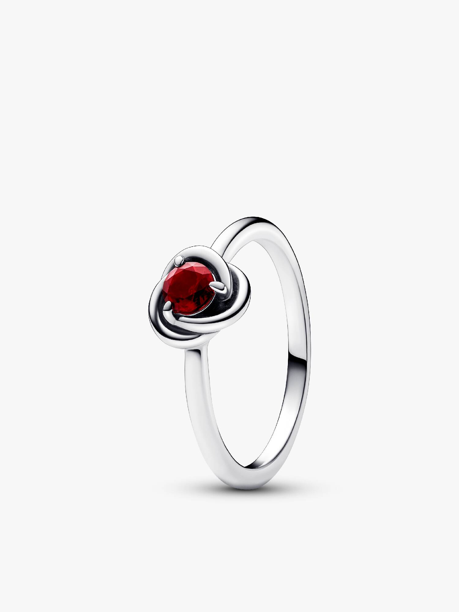 Anello Cerchio Eterno Rosso Scuro Gennaio