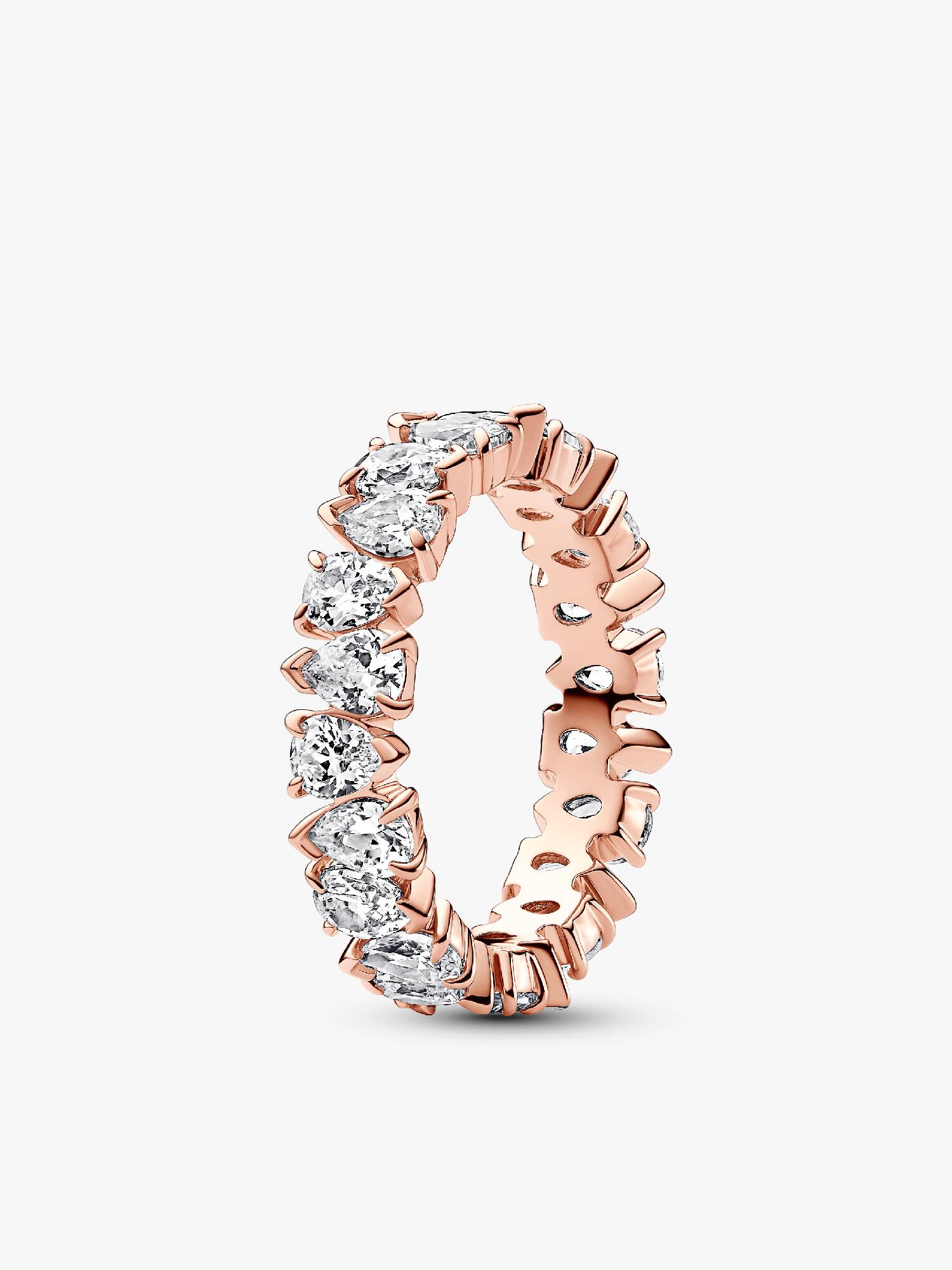 Anello Fascia Gocce Asimmetriche