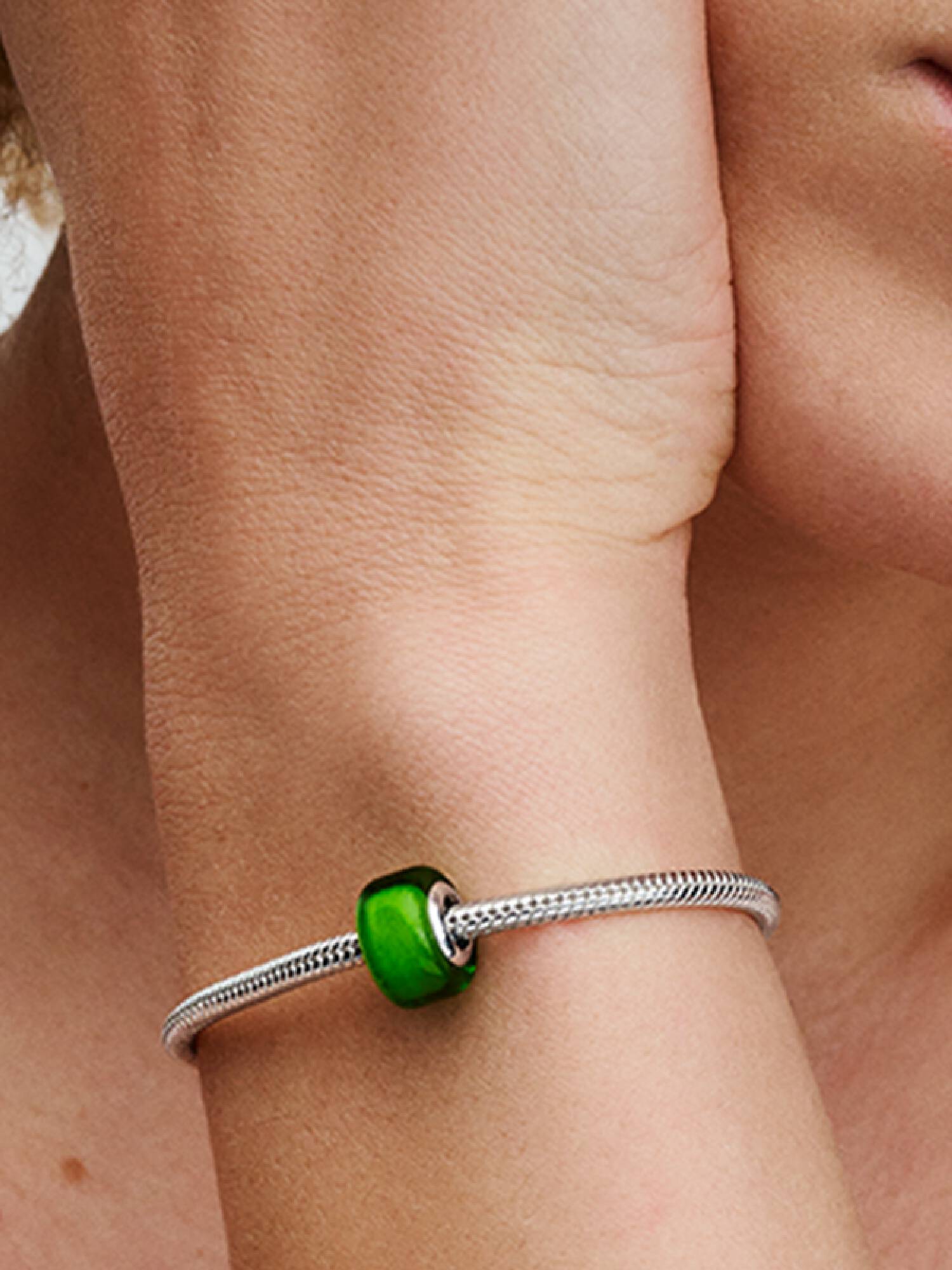 Charm Mini Vetro di Murano Verde