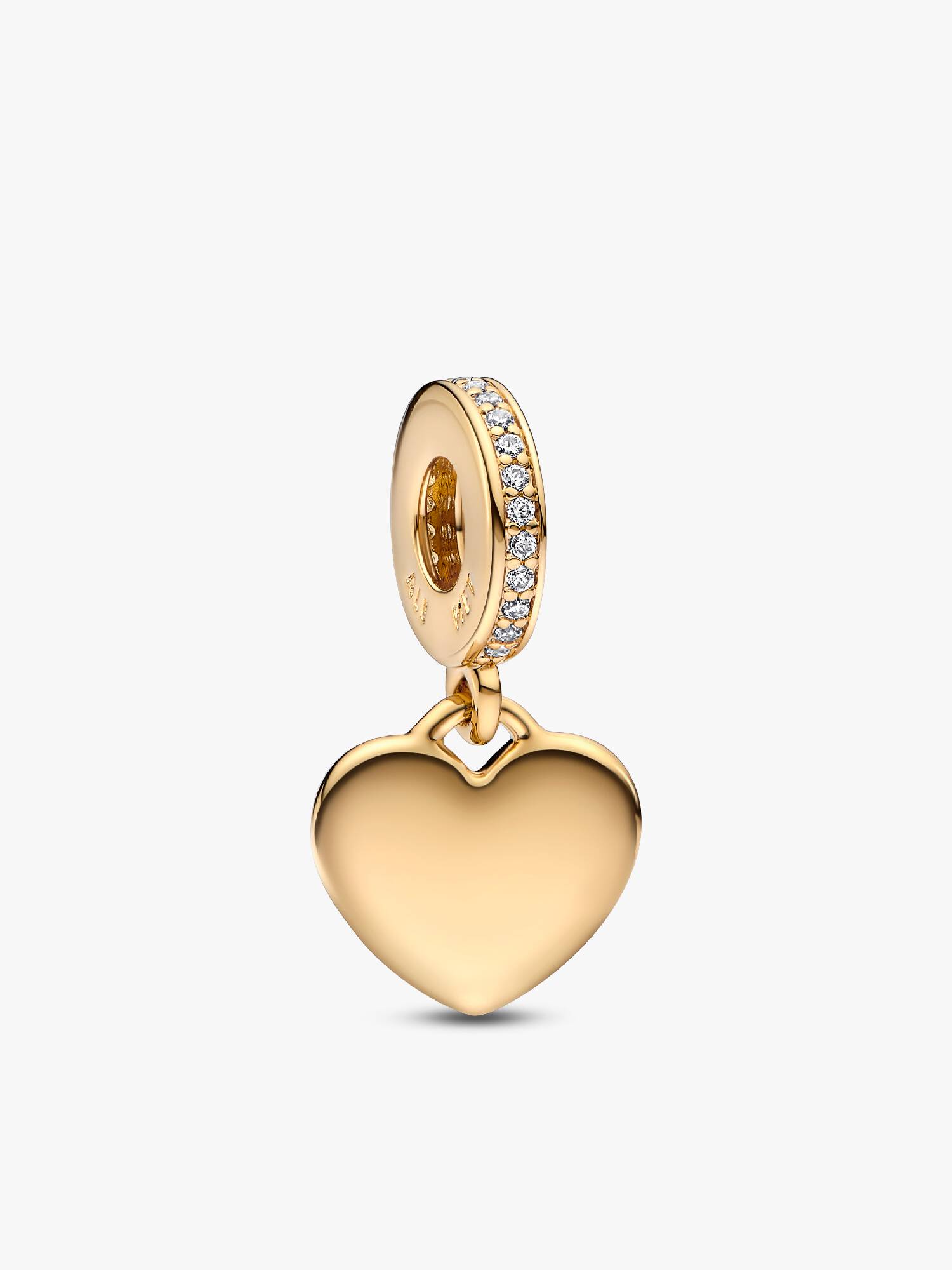 Charm Cuore Pendente da incidere