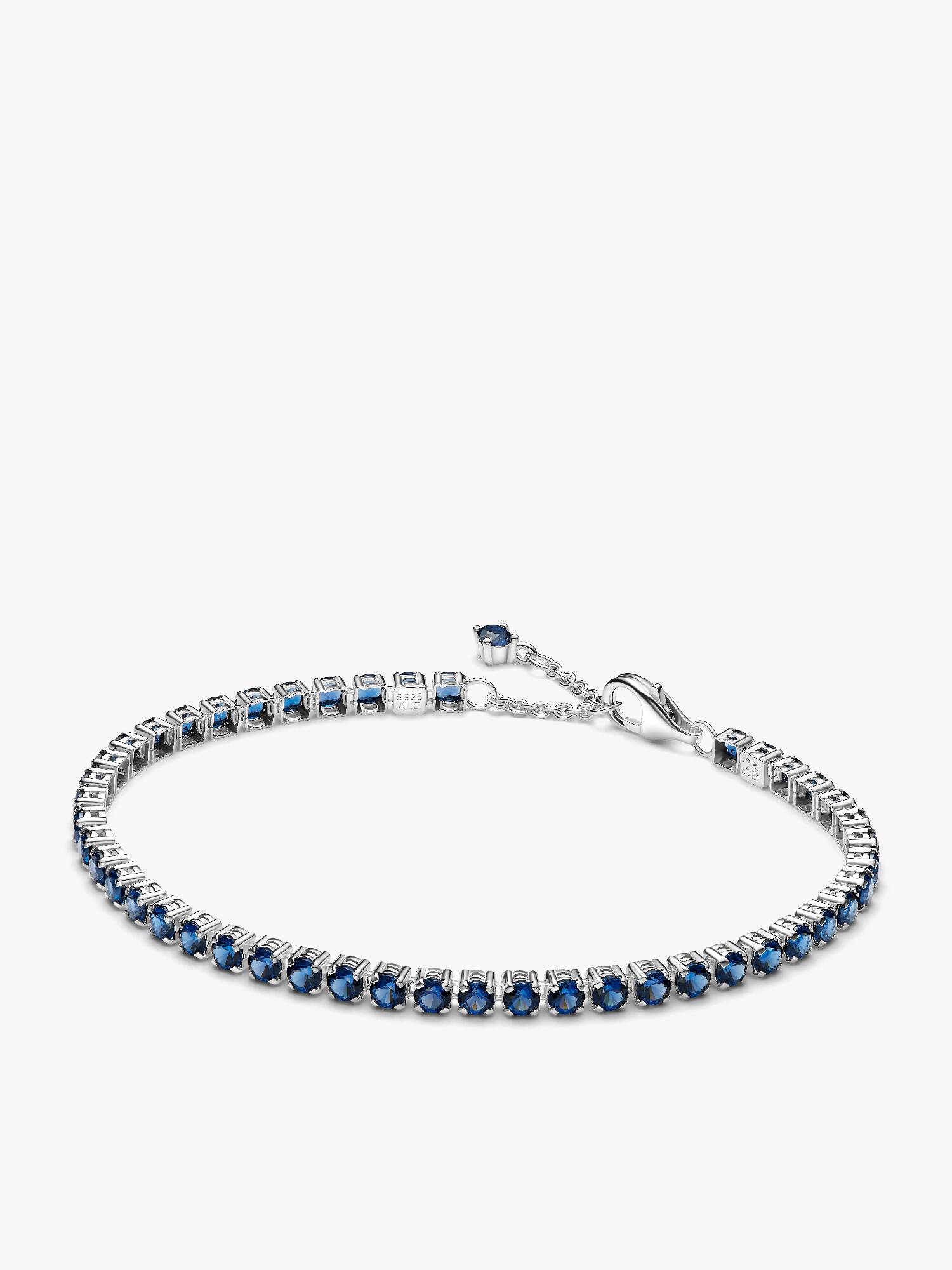 Bracciale Tennis con Pietre Blu