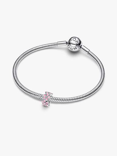 Charm Distanziatore Margherite Delicate Rosa