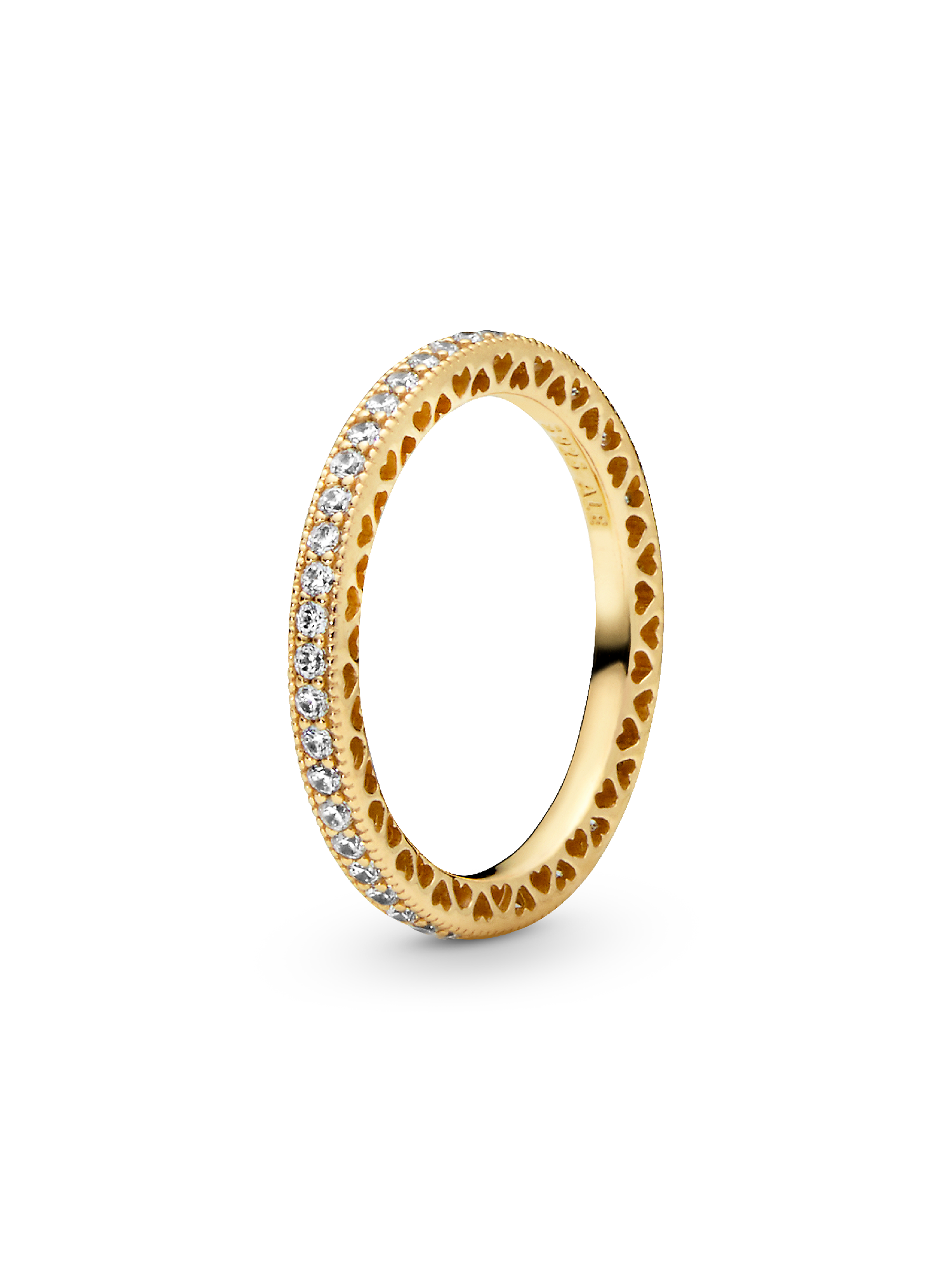 Anello Cuori scintillante