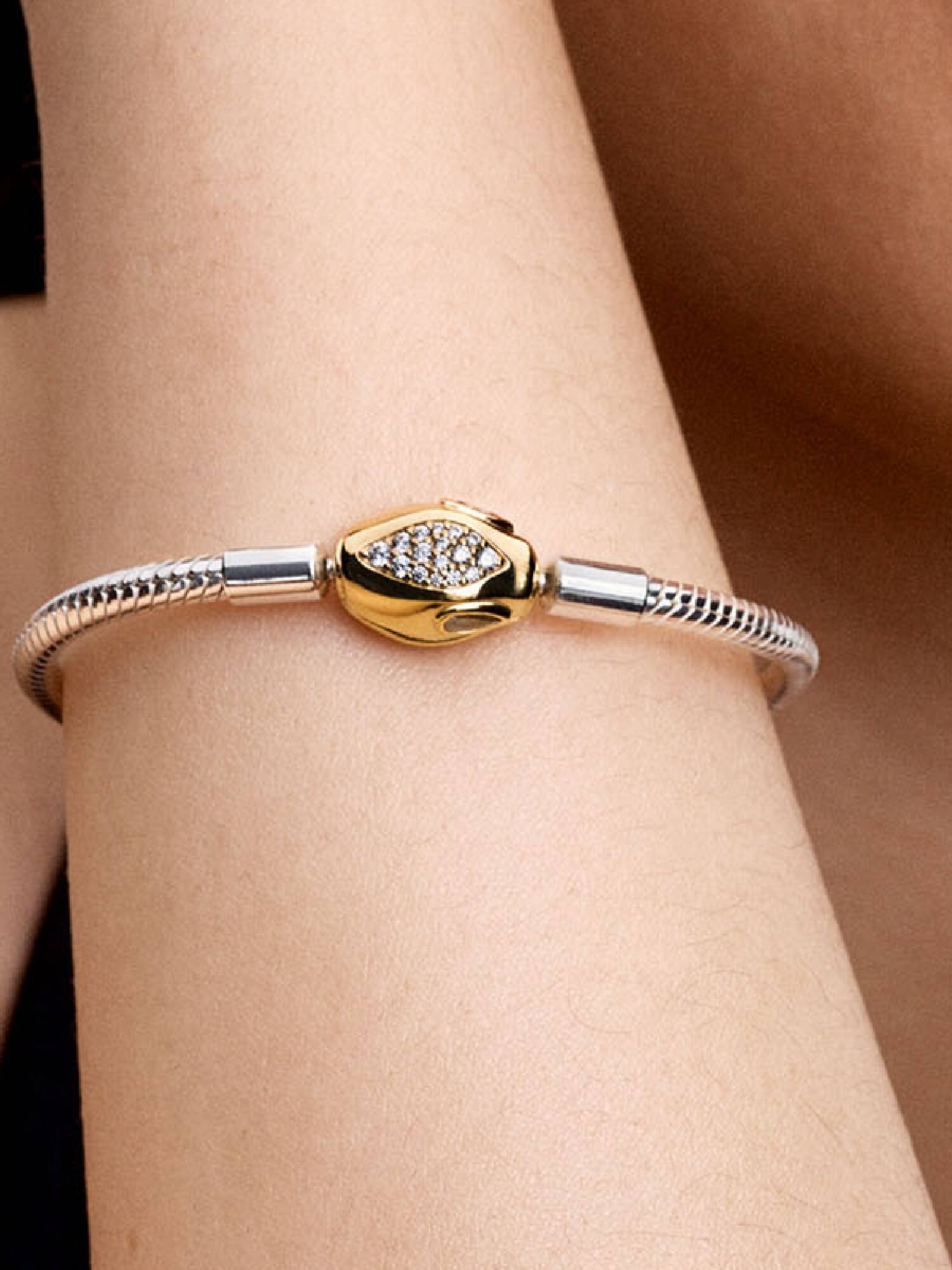 Bracciale con Chiusura a Serpente