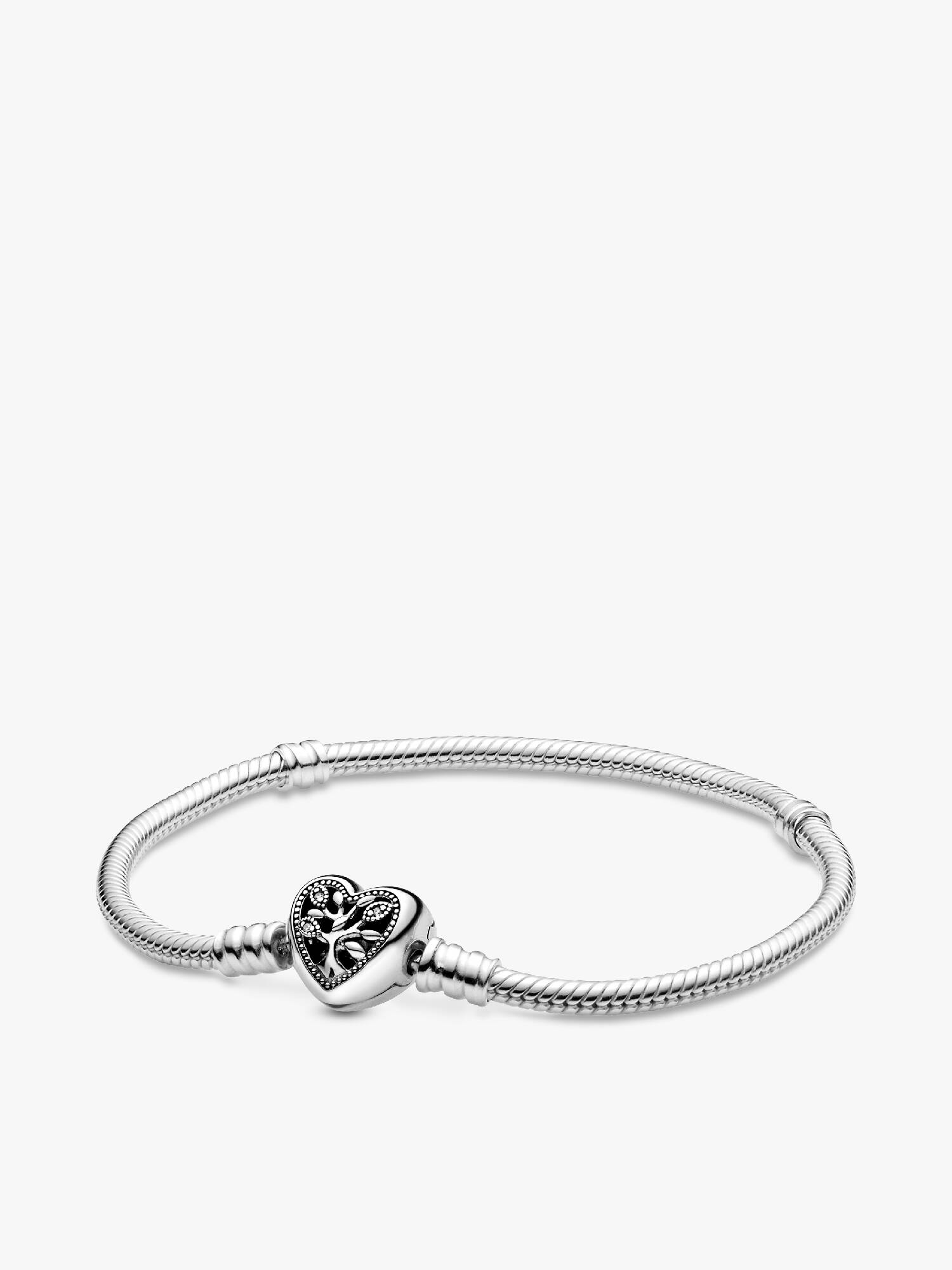 Bracciale Moments con Chiusura a Cuore albero della Famiglia