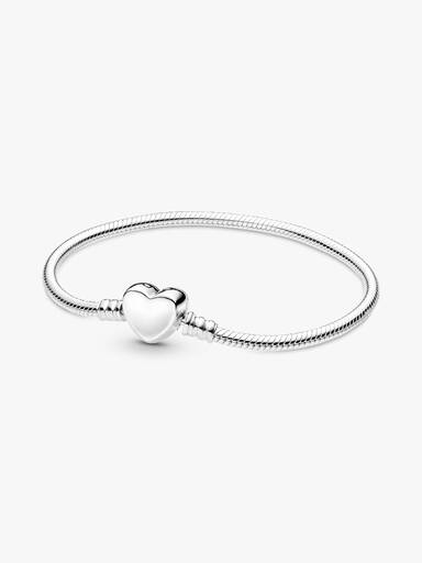 Bracciale Moments Chiusura Cuore da incidere
