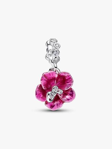 Charm Pendente Fiore di Ibisco