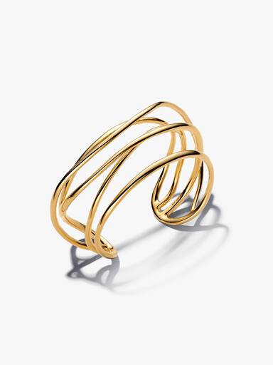 Bracciale Aperto Linee Sinuose