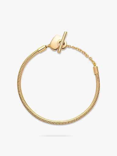 Bracciale Moments con Chiusura a T e Cuore