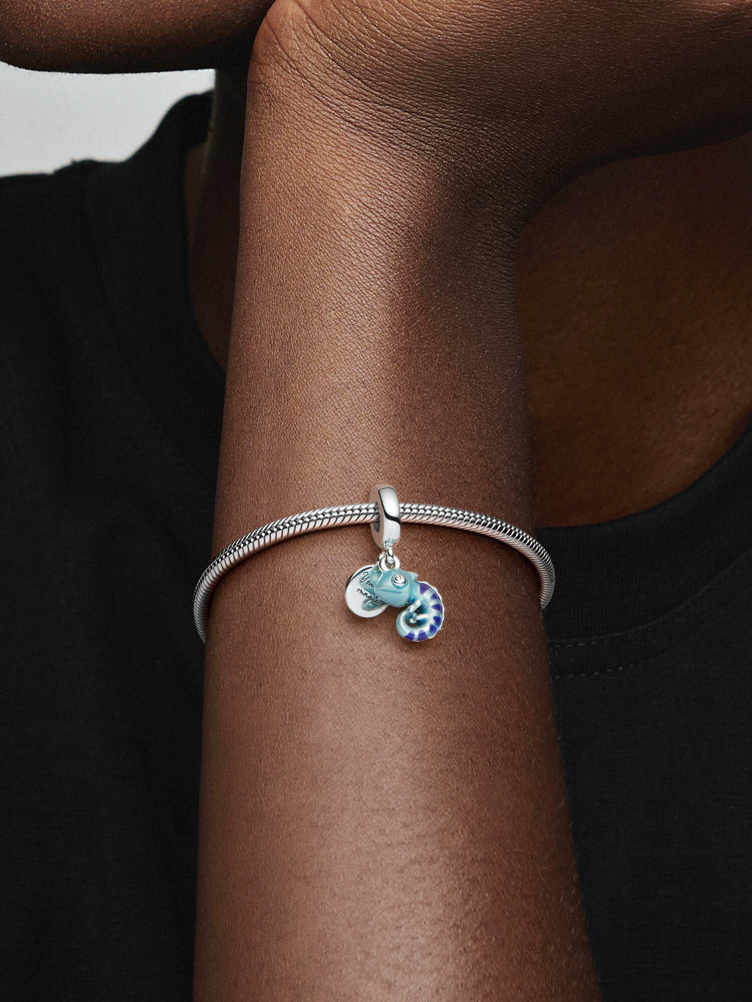 Charm Pendente Camaleonte  Che Cambia Colore