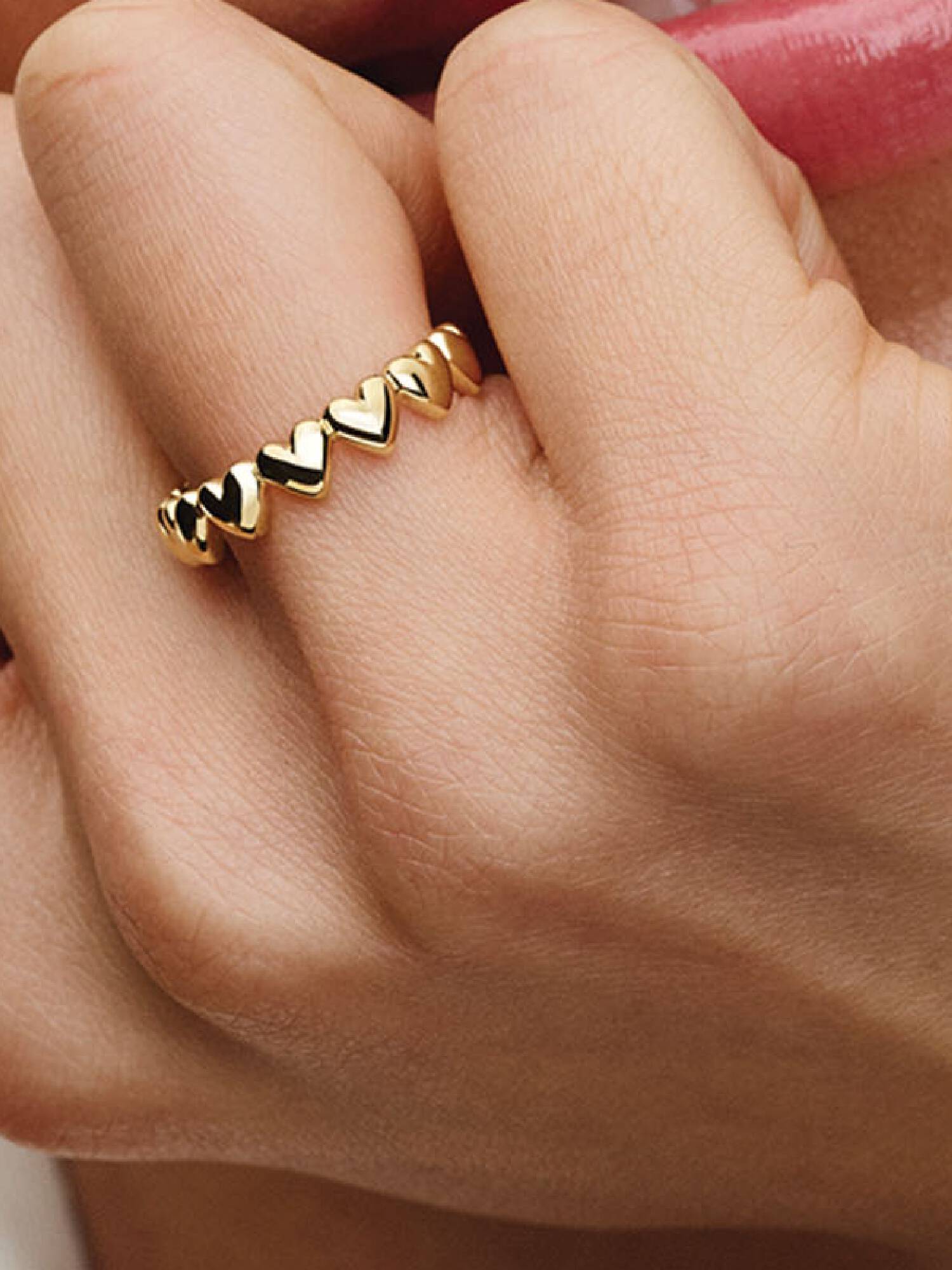 Anello Fascia a Cuori Be Love
