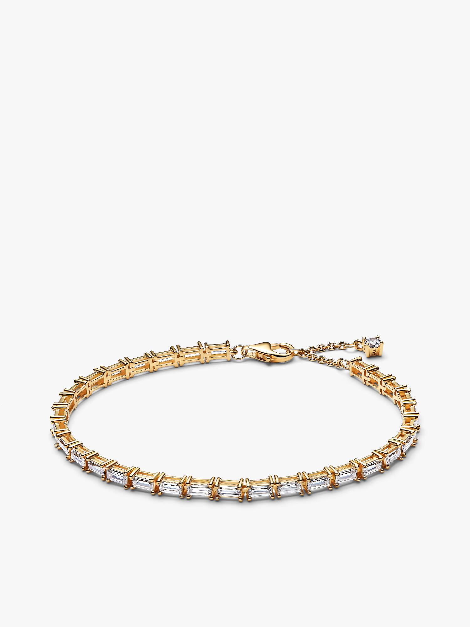 Bracciale Tennis Taglio Baguette
