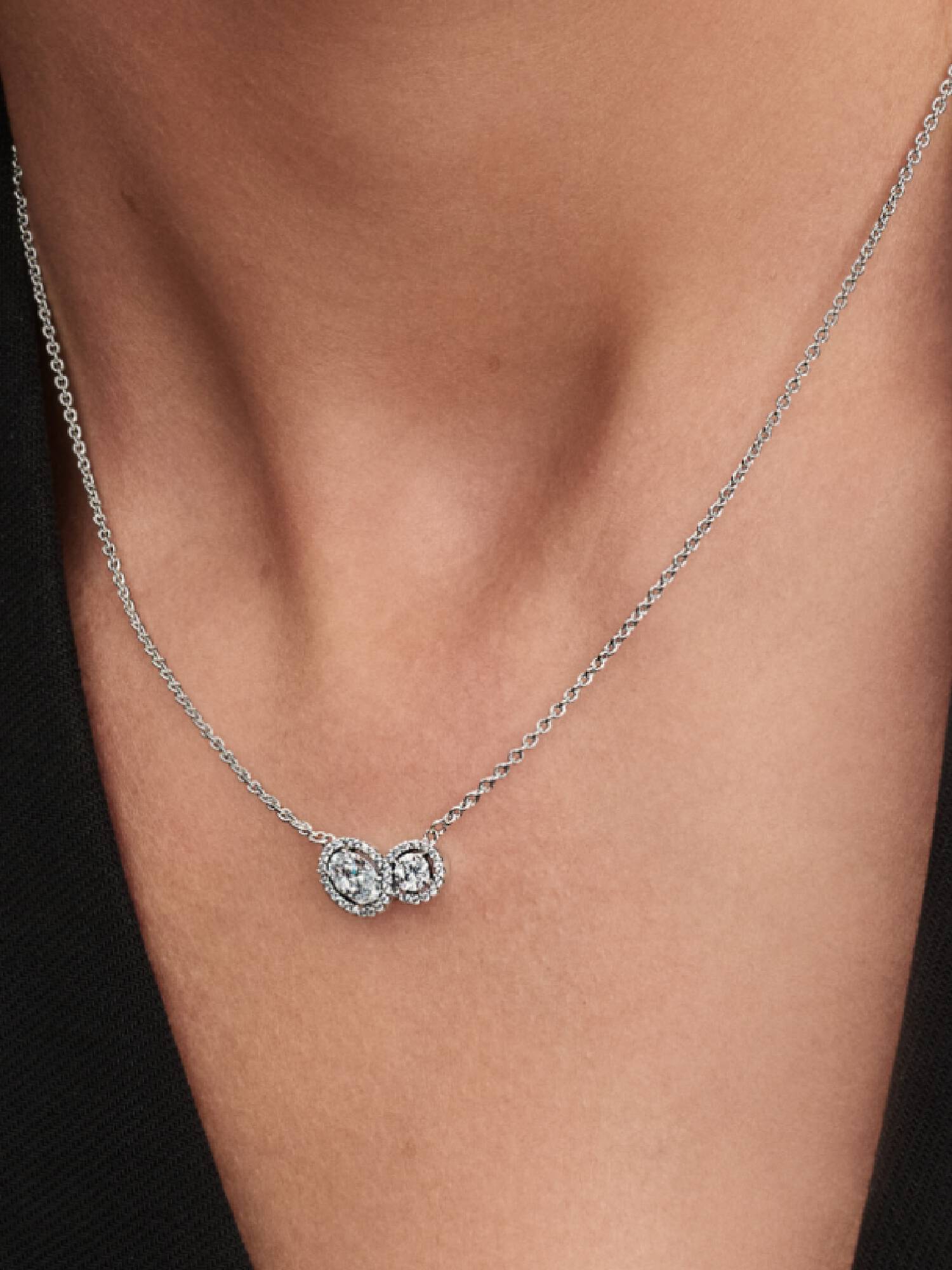 Collana Doppia Pietra Luminosa