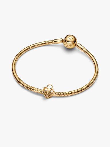 Charm Openwork Lucchetto Cuore