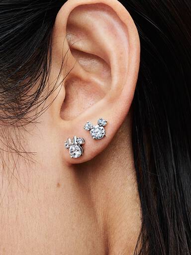 CLEVER SCHMUCK-SET ciondolo ad Mini-Mouse opaco con zirconi CLEVER SCHMUCK-SET ciondolo ad Mini-Mouse opaco con zirconi